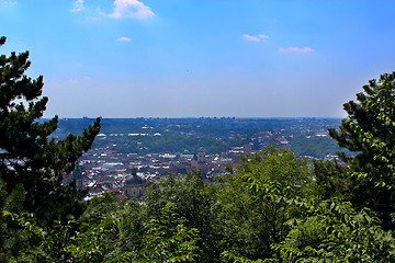 Image showing view to the house-tops in Lvov city 