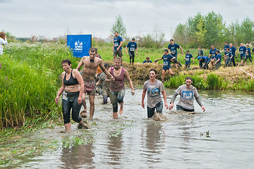 Image showing Cross-country race in water. Tyumen. Russia