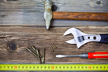 Image showing vintage locksmith tools