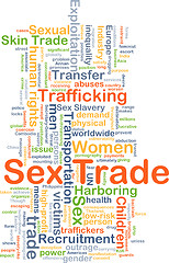 Image showing Sex trade background concept