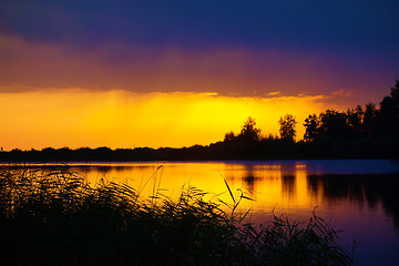 Image showing sunset