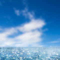 Image showing Blue ocean background