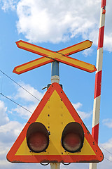 Image showing Level Crossing Sign