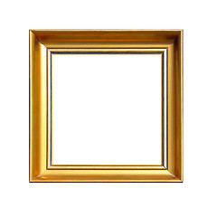 Image showing Gold Square Frame