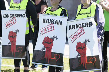 Image showing Hospital Protest