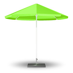 Image showing sun protection umbrella