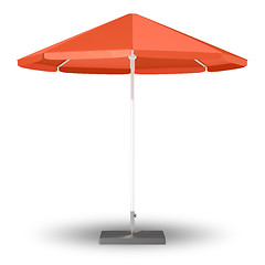 Image showing sun protection umbrella