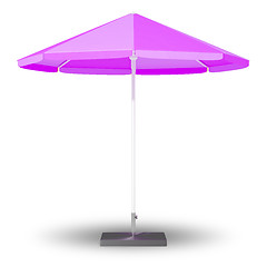 Image showing sun protection umbrella