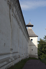 Image showing wall of Spaso-Preobtazhenskyi monastery in Novgorod-Siverskiy