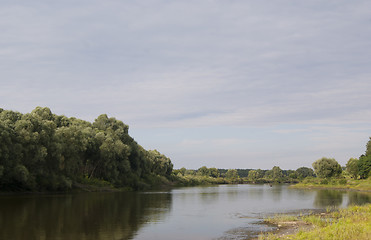 Image showing Lower bank of Desna river