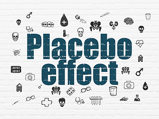 Image showing Healthcare concept: Placebo Effect on wall background