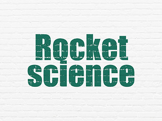 Image showing Science concept: Rocket Science on wall background