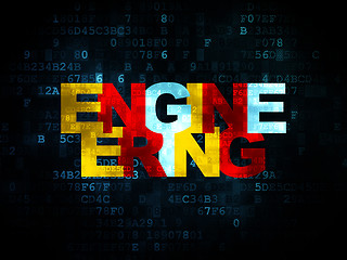 Image showing Science concept: Engineering on Digital background