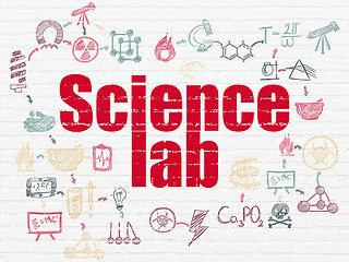 Image showing Science concept: Science Lab on wall background