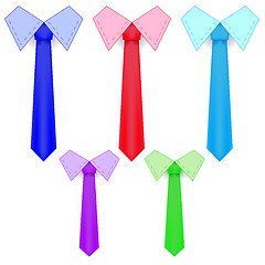 Image showing Colorful Ties