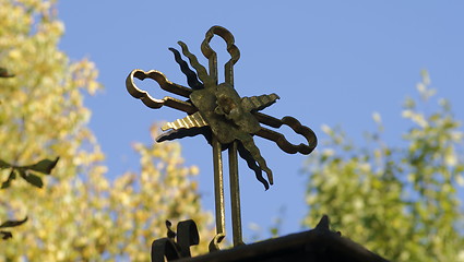 Image showing forged church cross