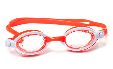 Image showing Wet goggles for swimming