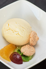 Image showing Fruit ice cream