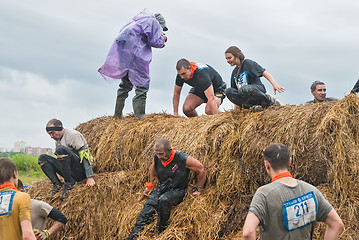 Image showing Cross-country race. Obstacle mow. Tyumen. Russia