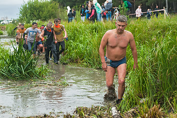 Image showing Cross-country race in water. Tyumen. Russia