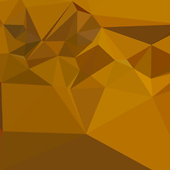 Image showing Curry Yellow Abstract Low Polygon Background