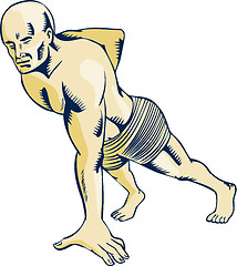 Image showing High Intensity Interval Training Push-up Etching