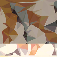 Image showing Cornsilk Brown Abstract Low Polygon Background