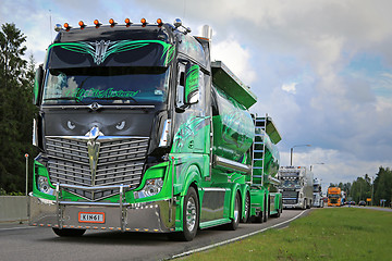 Image showing Highway Hero of Kuljetus Auvinen in Show Truck Convoy