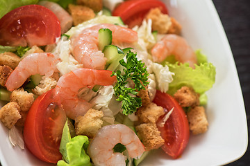 Image showing shrimp vegetable salad