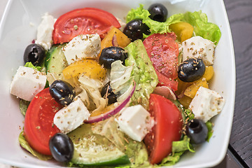 Image showing Greek salad