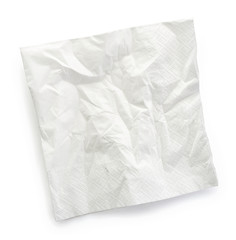 Image showing white paper napkin