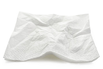 Image showing white paper napkin