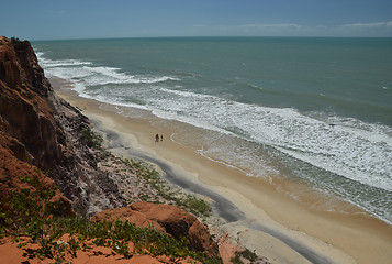 Image showing Crystalline sea beach in Natal,Brazil