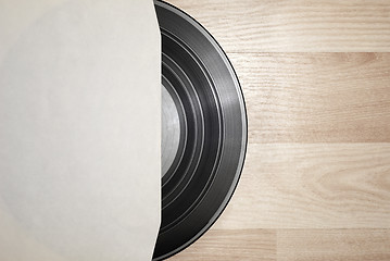 Image showing Vinyl record with cover