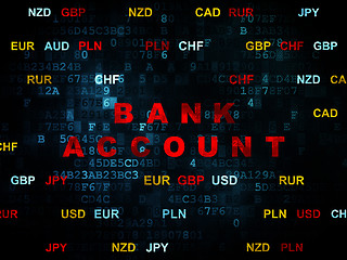 Image showing Money concept: Bank Account on Digital background