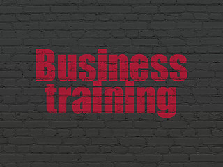 Image showing Studying concept: Business Training on wall background