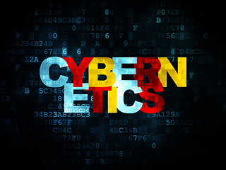 Image showing Science concept: Cybernetics on Digital background