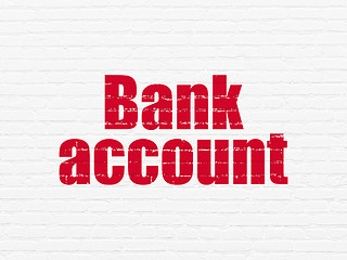 Image showing Money concept: Bank Account on wall background