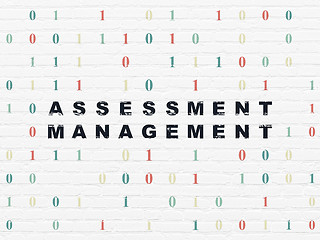 Image showing Business concept: Assessment Management on wall background