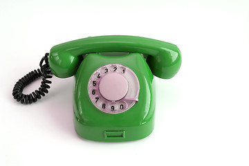 Image showing Vintage telephone,