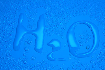 Image showing H2O - water