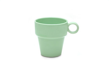 Image showing Light green mug