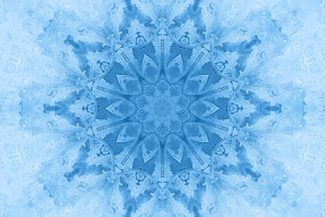 Image showing Abstract ice pattern