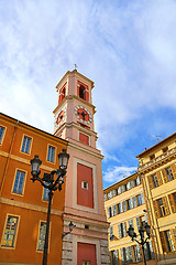 Image showing Church in the old city of Nice, French Riviera