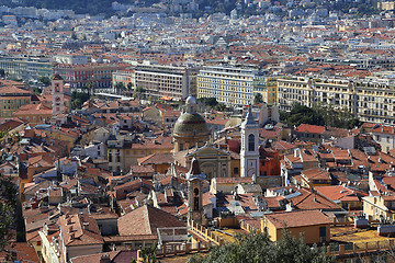 Image showing Panoramic view of Nice, Cote d'Azur, France