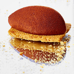 Image showing Chocolate mousse dessert 