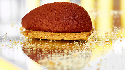 Image showing Chocolate mousse dessert 