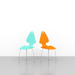 Image showing two chairs