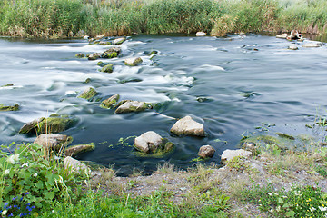 Image showing Rushing river