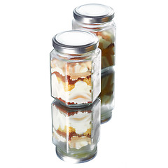 Image showing Cheesecake in a glass